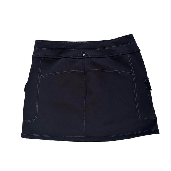 Athleta Black Snowslide Fleece Lined Cargo Skirt Size Medium - Picture 4 of 12